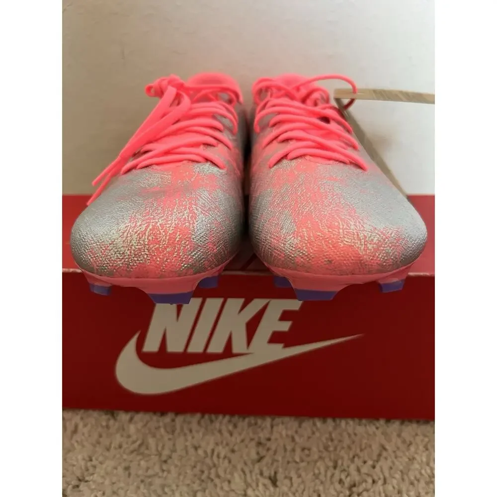 Nike Mecurial Vapor 16 VJR FG MG Cleat Pink Soccer IM3645-640 Men Size 8 New